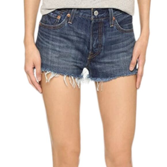 Levi's 501 Cutoff Jean Shorts - Picture 2 of 7